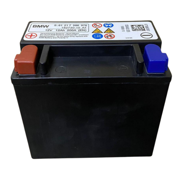 BMW Auxiliary Battery Oem 12v 12ah 200 CCA