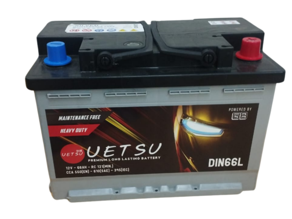 DIN 66 66Ah 550CCA Uetsu Car Battery